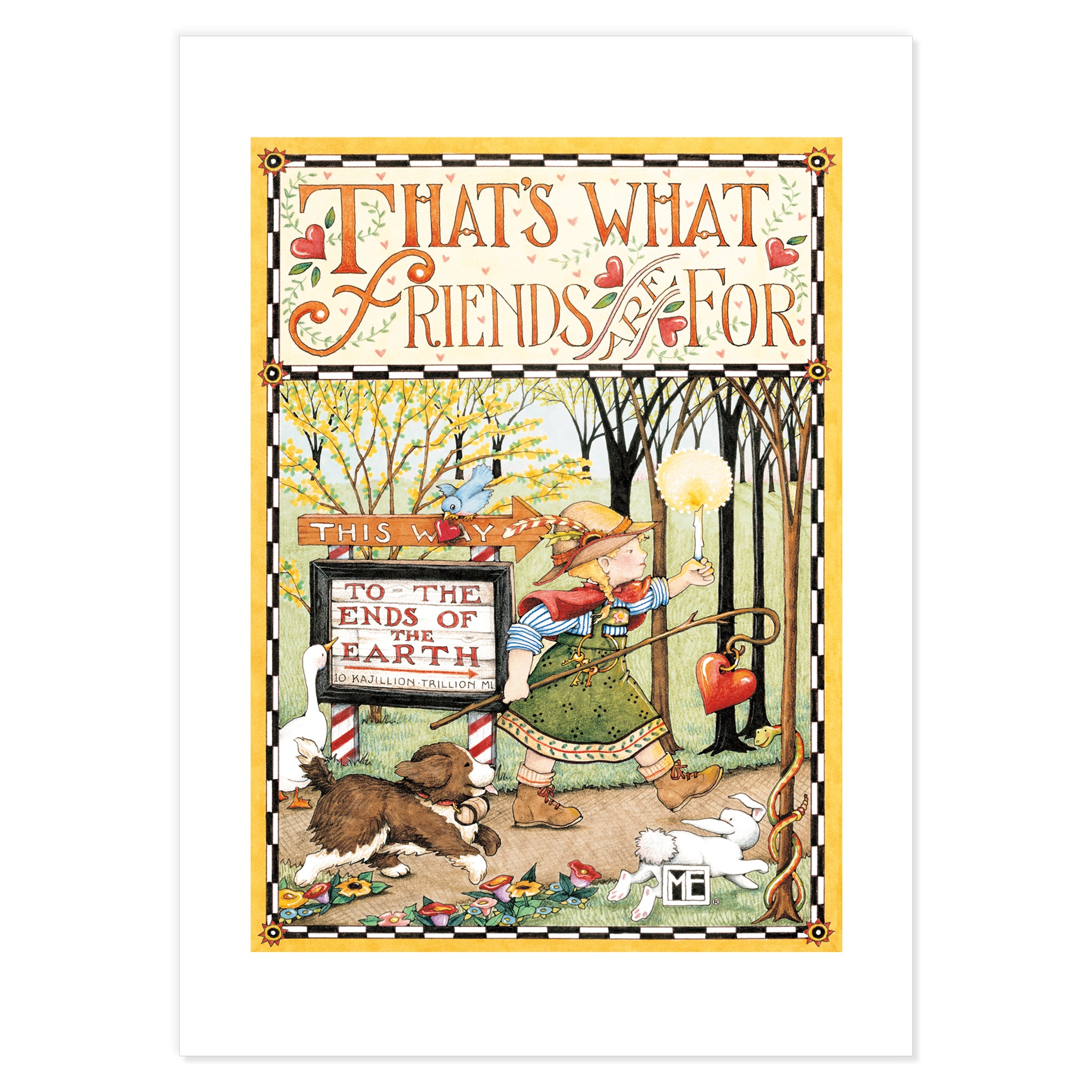 Vintage Print Postcards