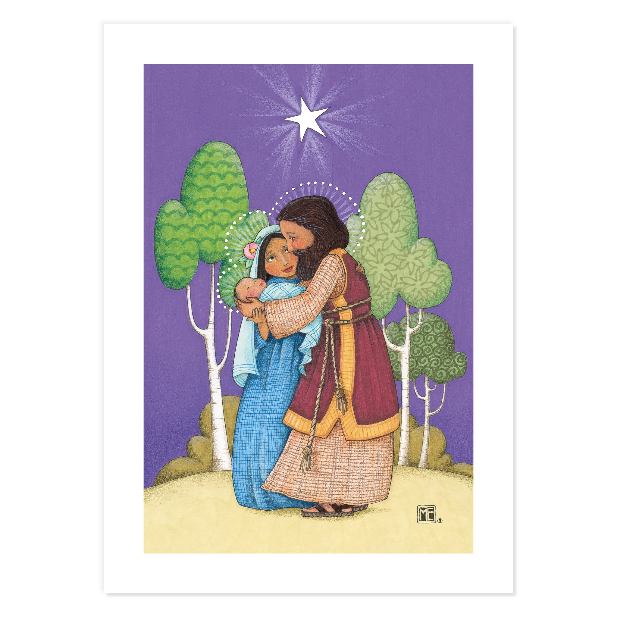 Christmas Faithful Postcards