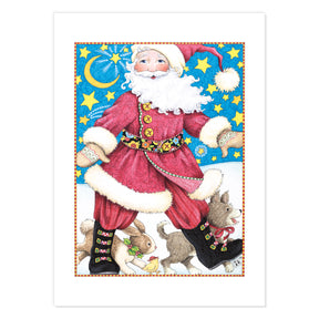 Christmas Santas Postcards, series 2