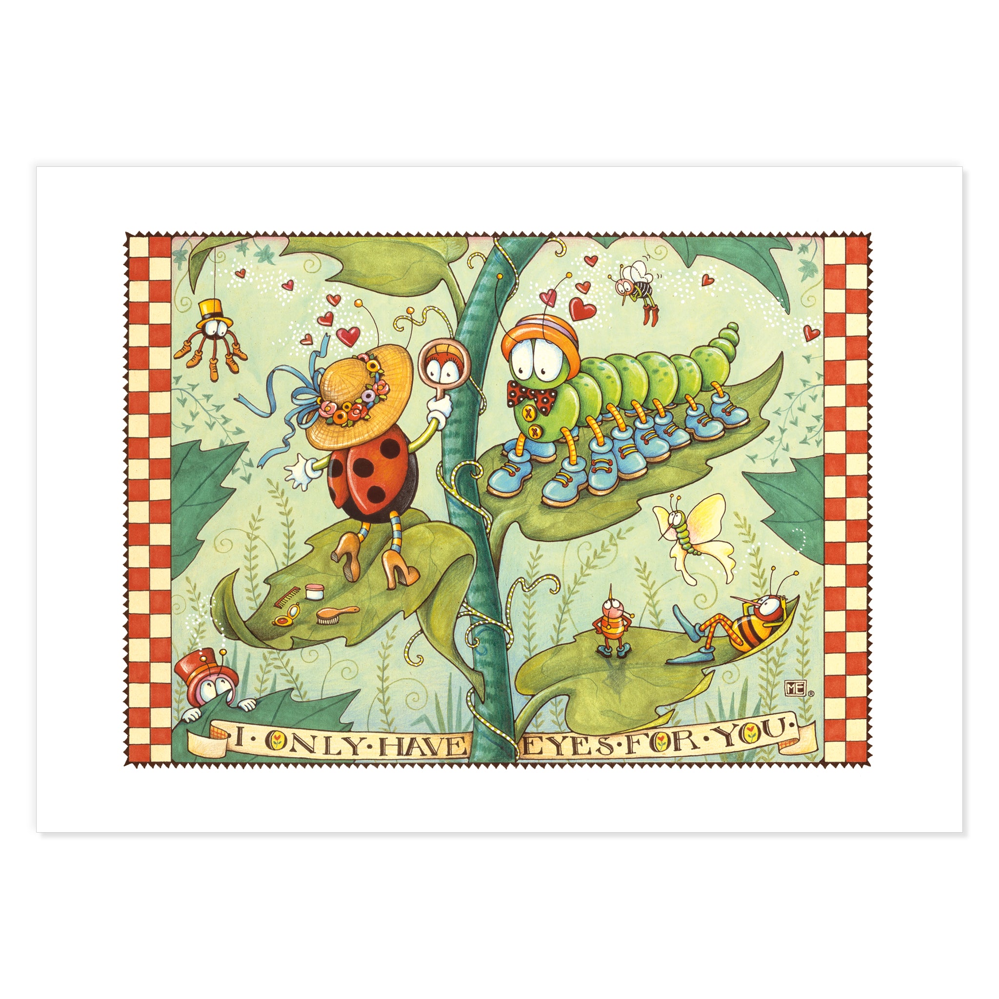 Bee My Valentine Postcards