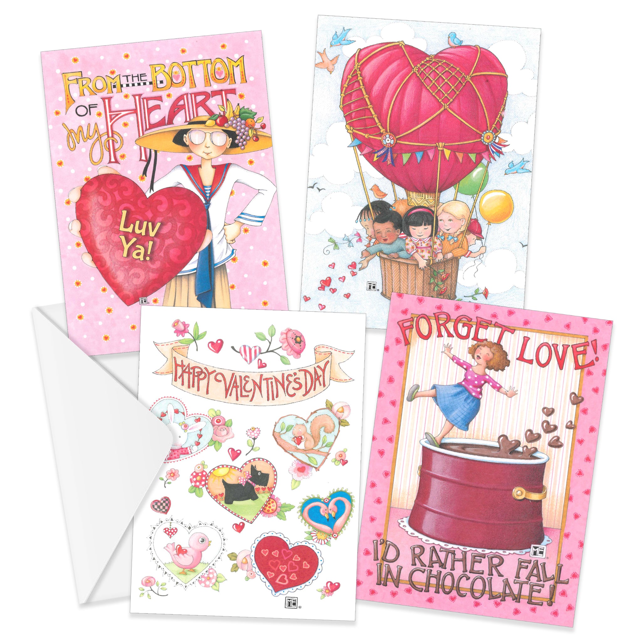 Bottom of My Heart Valentine Card Set