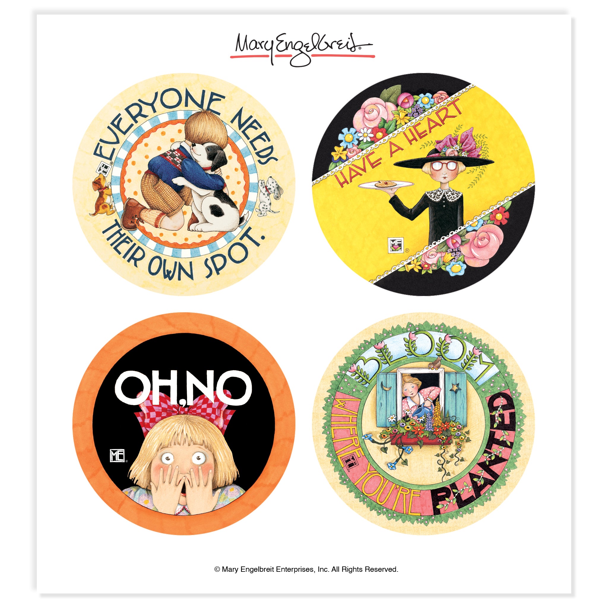 Mary's Classics Stickers Series 1