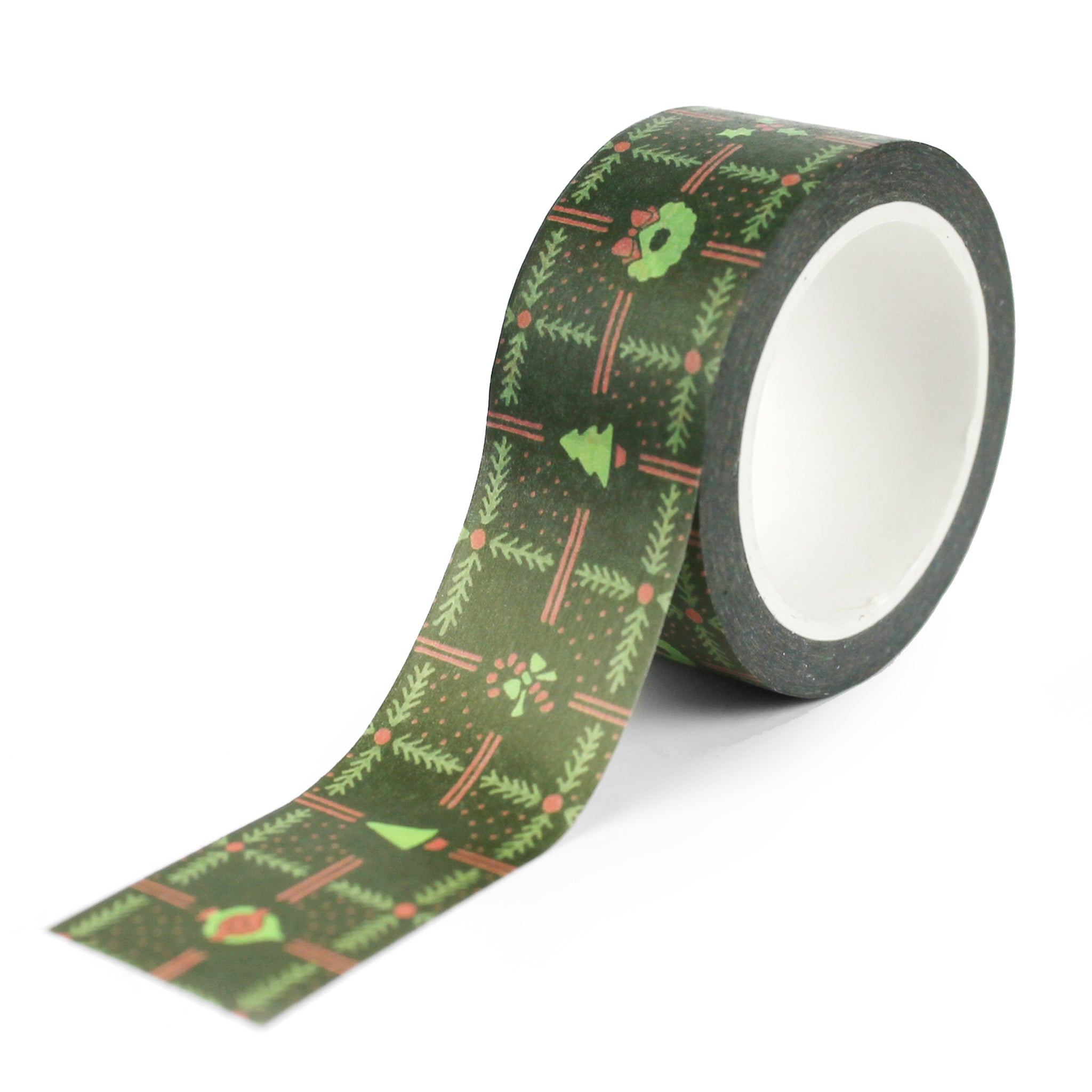 Fir Branch Dark Green Washi Tape