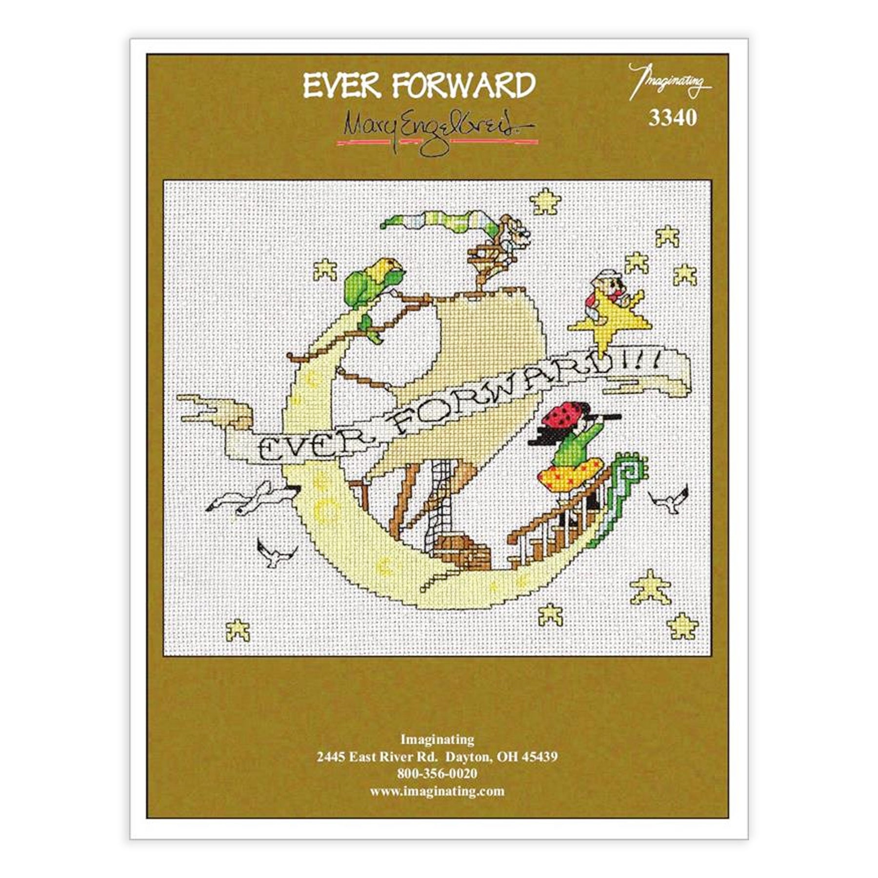 Ever Forward Counted Cross Stitch Leaflet