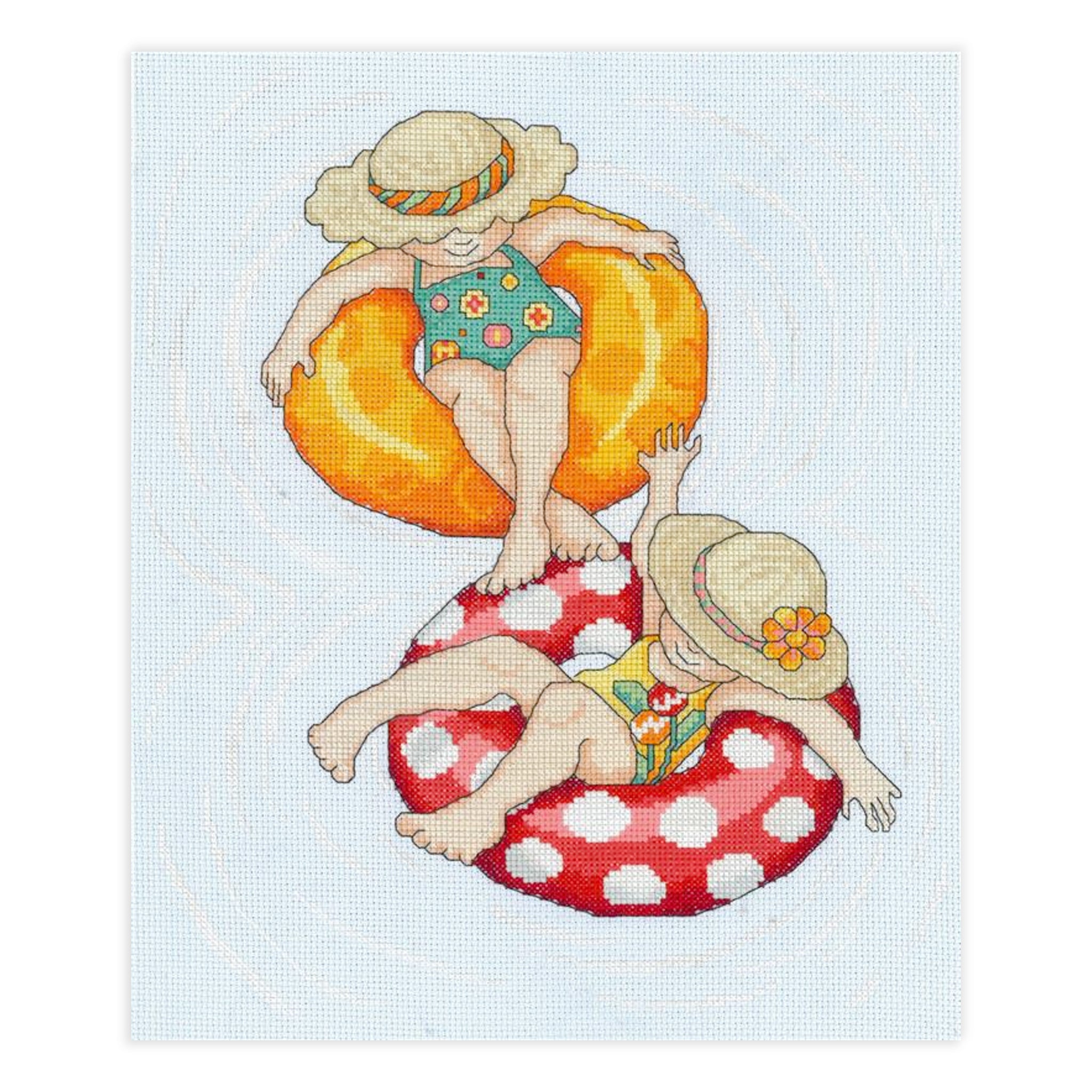 Floating Friends Counted Cross Stitch Leaflet