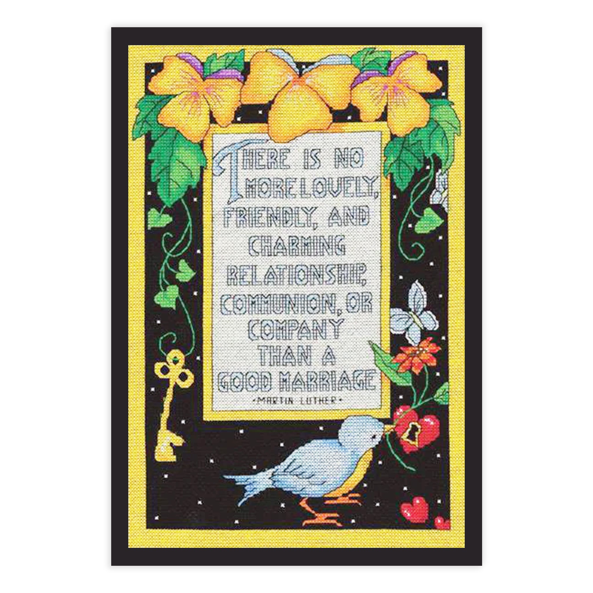 Good Marriage Counted Cross Stitch Leaflet