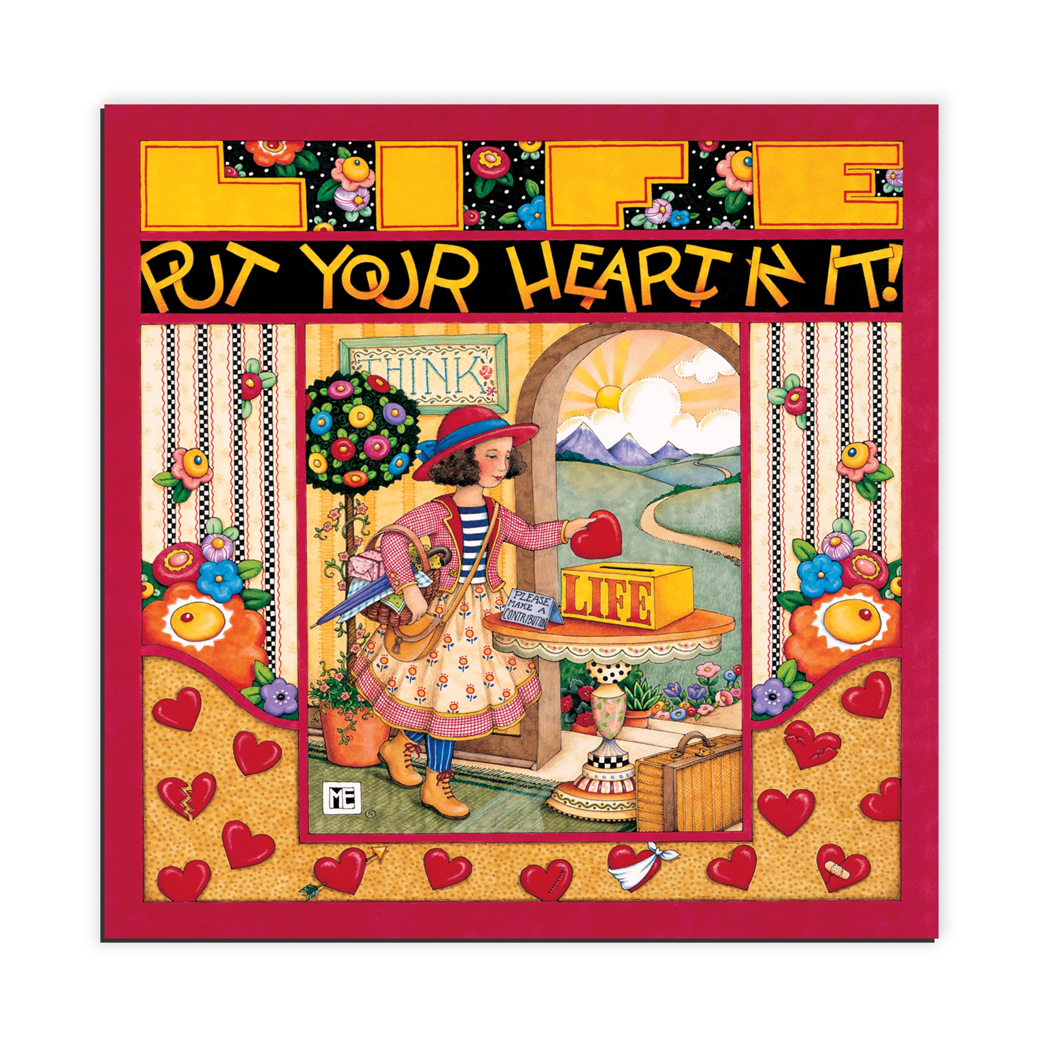 Life... Put Your Heart In It Magnet