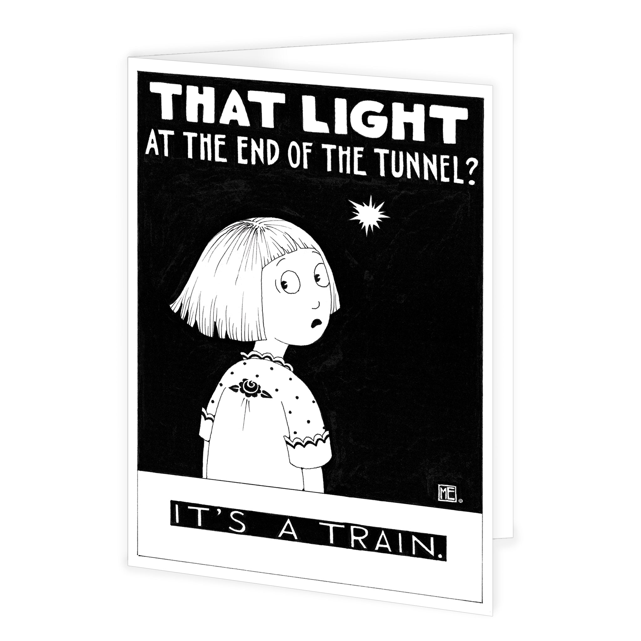 Light at the End of the Tunnel Engeldark Card