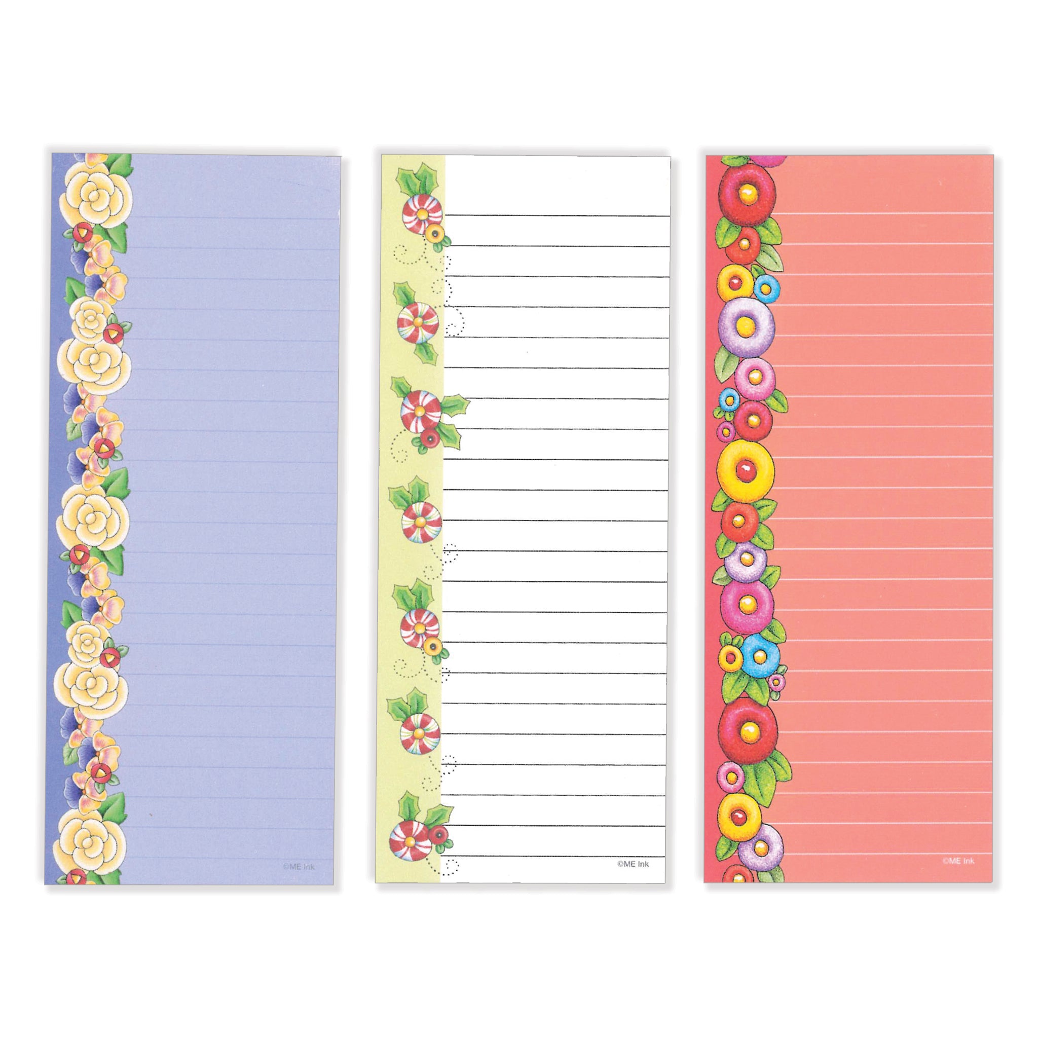 Magnetic List Pads, 12 assorted seasonal