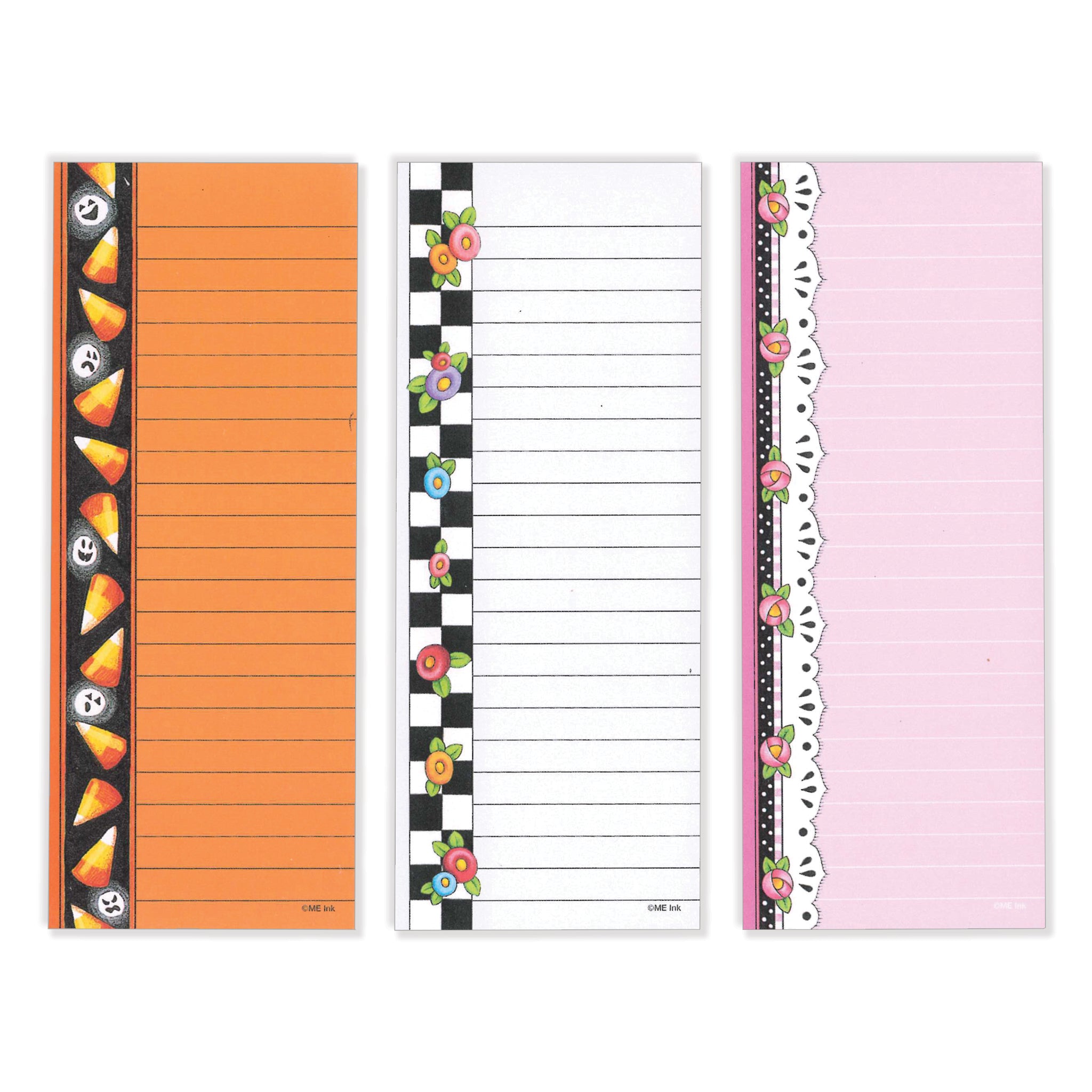 Magnetic List Pads, 12 assorted seasonal
