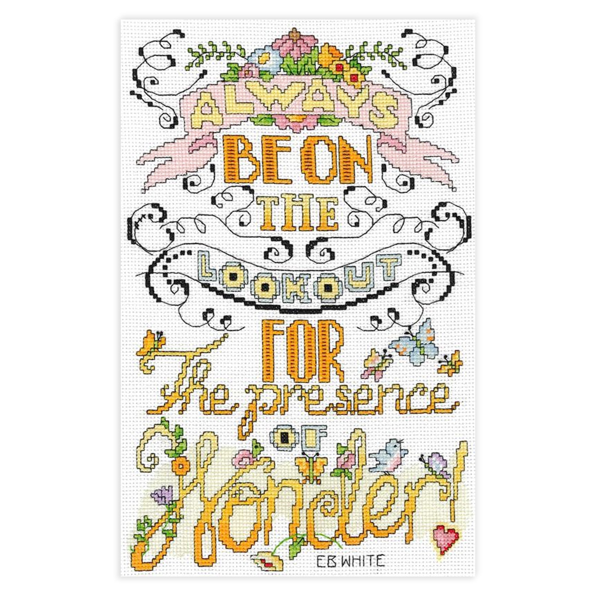 Lookout for Wonder Counted Cross Stitch Leaflet