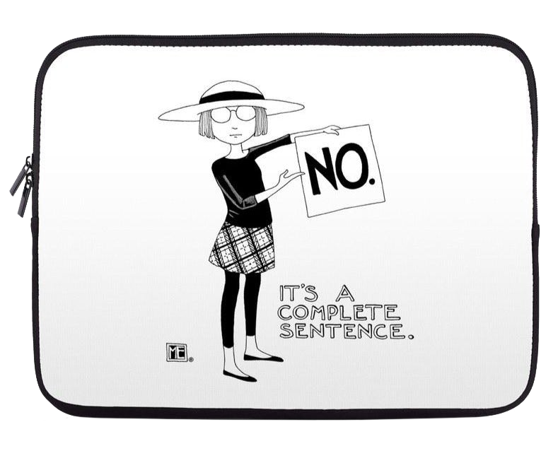 Complete Sentence Laptop Sleeve Mary Engelbreit Store