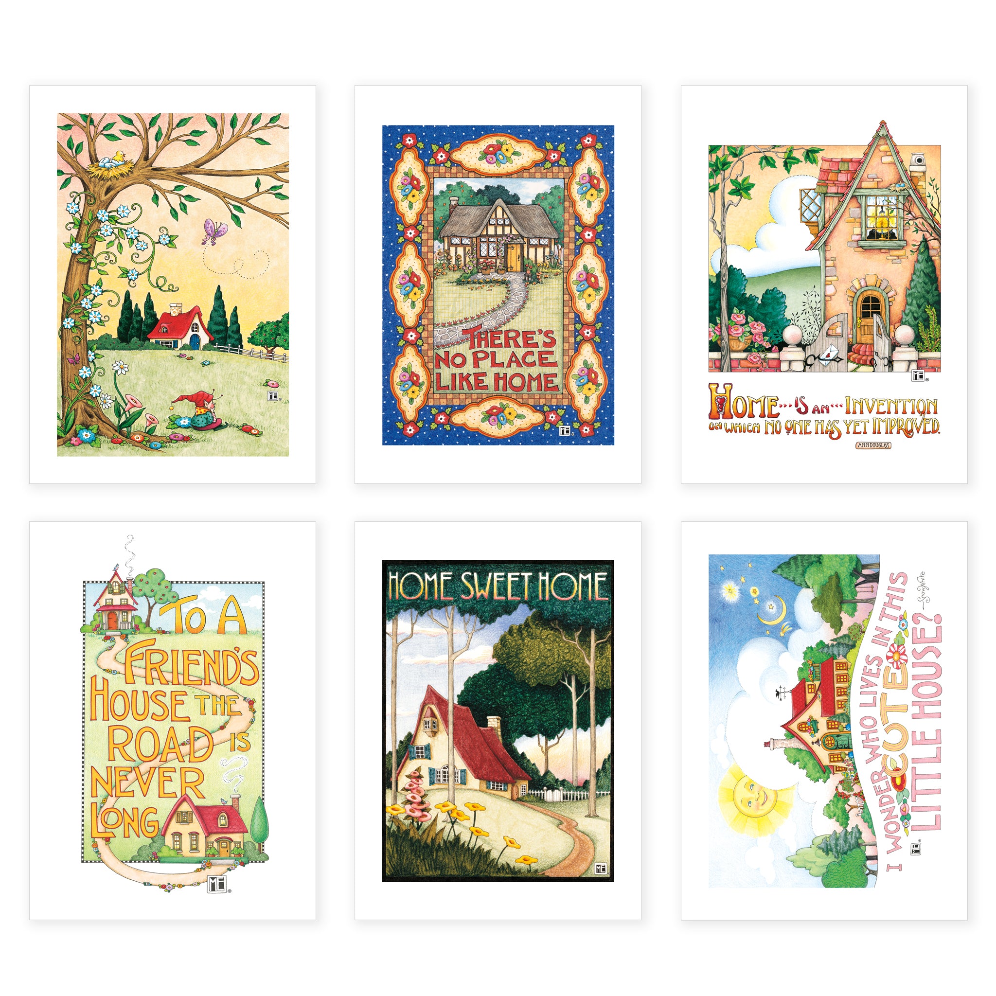 Cottages Postcards