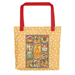 Thanksgiving Love Home Family Friend Tote bag