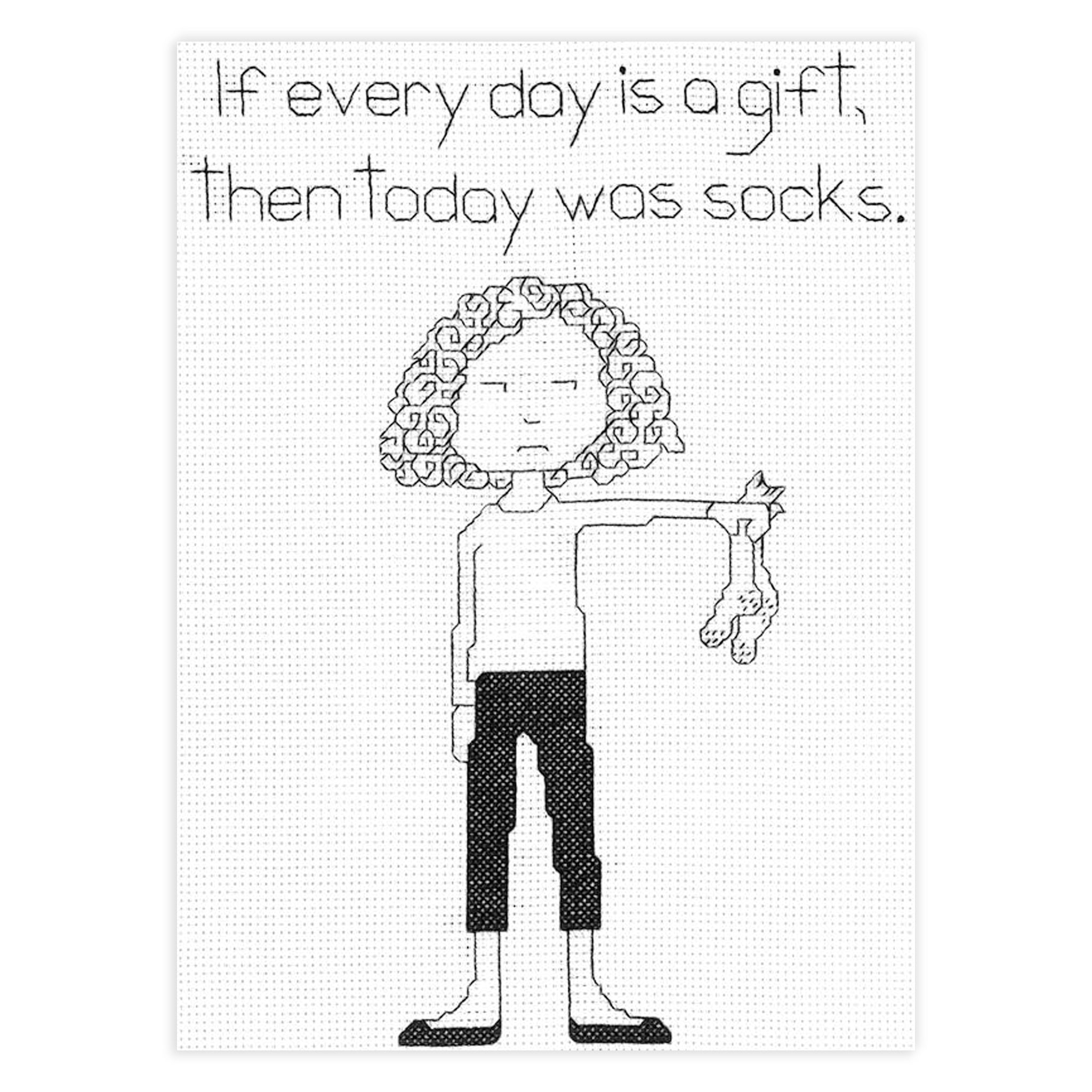 Socks Counted Cross Stitch Leaflet