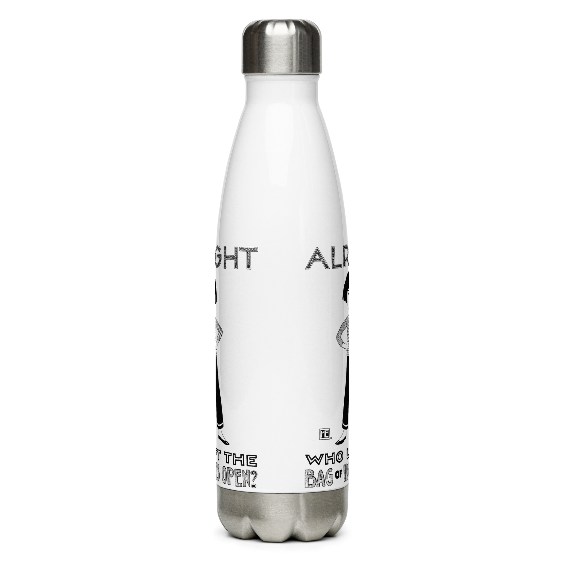 Bag of Idiots Stainless Steel Water Bottle