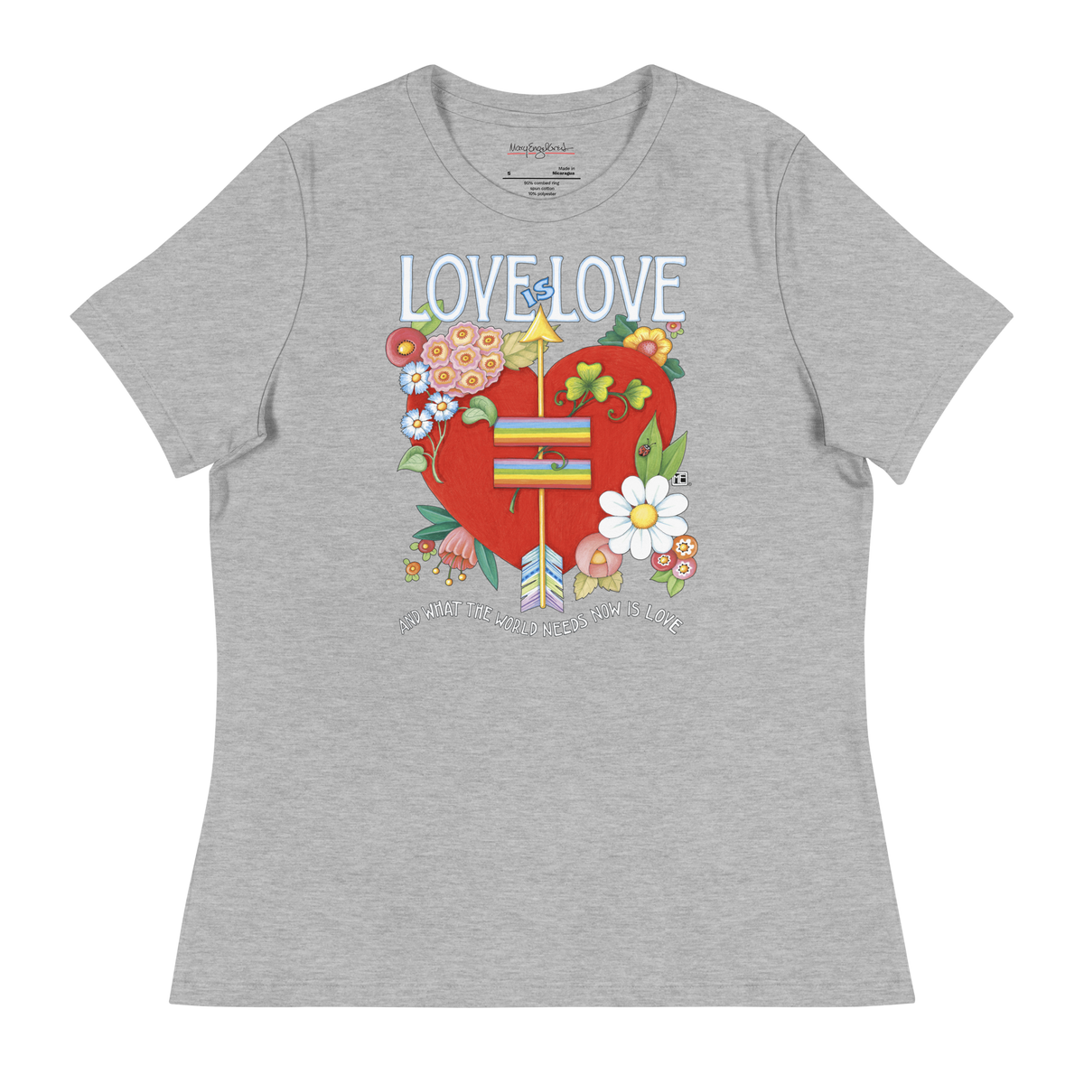 Love World Heart Women's T-Shirt