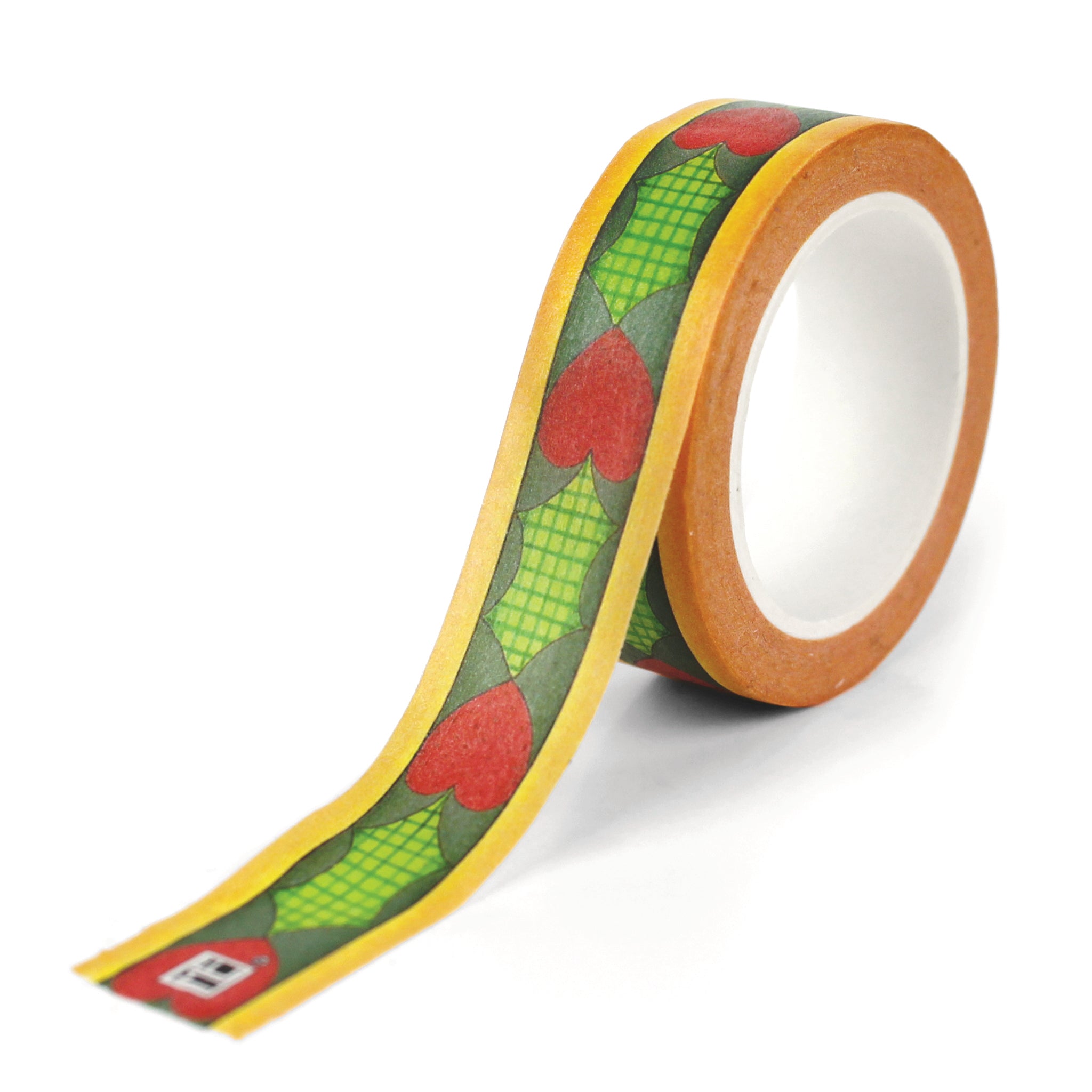 Cross Hatch Holly Green Washi Tape