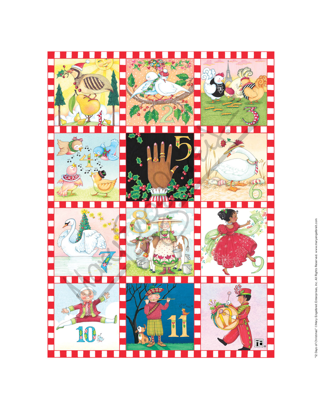 Twelve Days of Christmas Fine Art Print twelve-days-of-christmas-fine-art-print