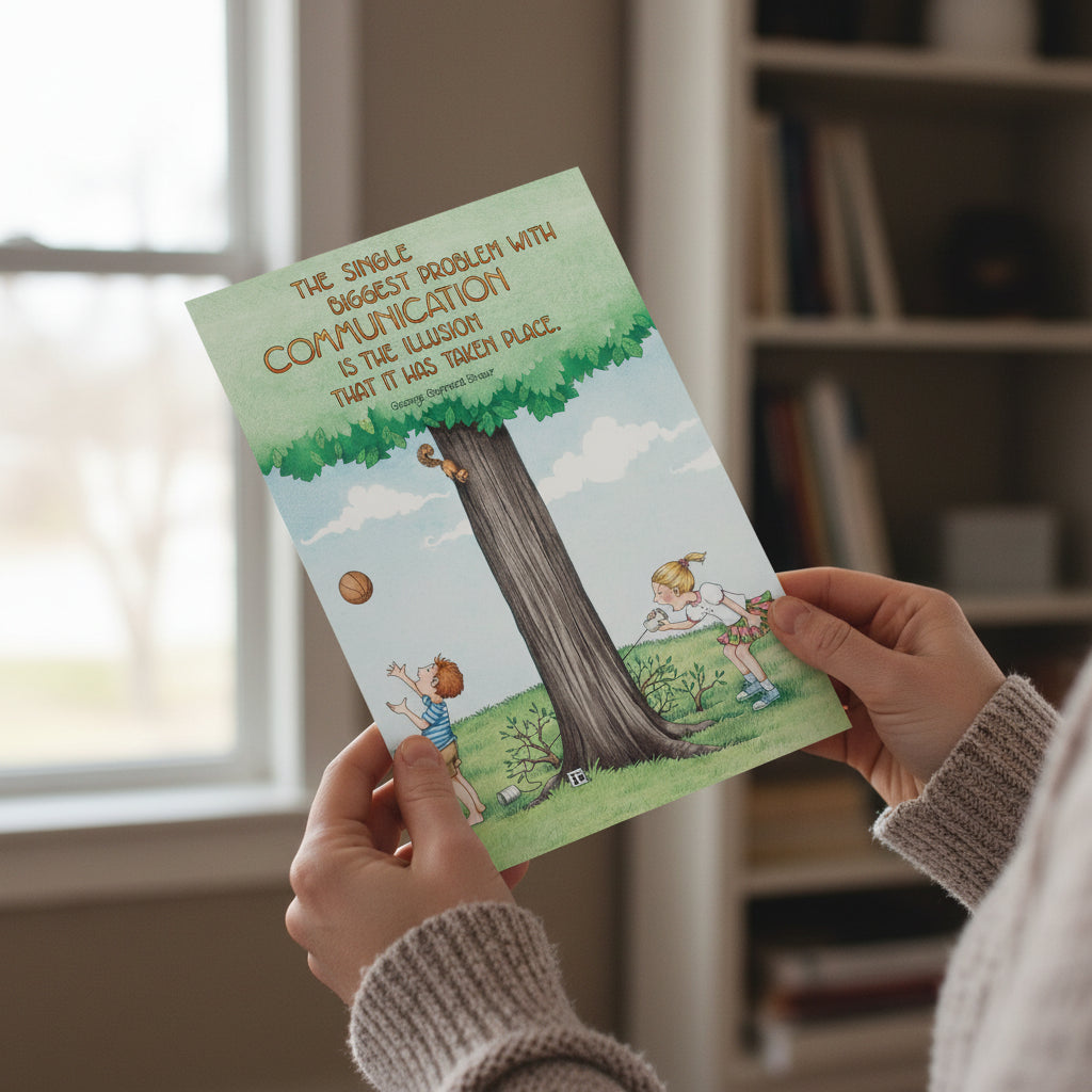 Communication Greeting Card