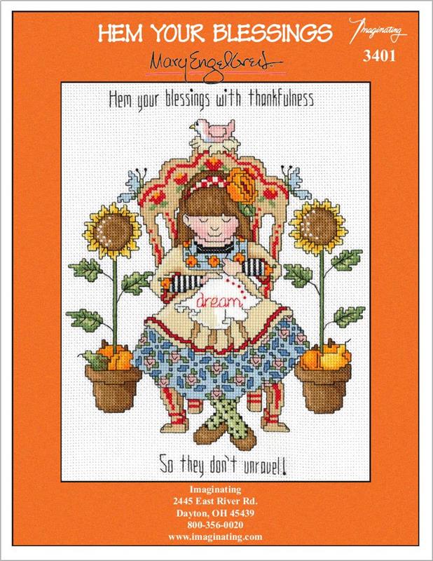 Hem Your Blessings Counted Cross Stitch Leaflet