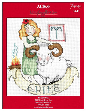 Aries Counted Cross Stitch Leaflet