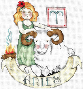 Aries Counted Cross Stitch Kit