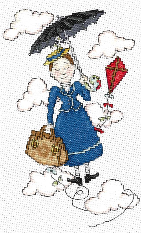 Mary Poppins Counted Cross Stitch Kit
