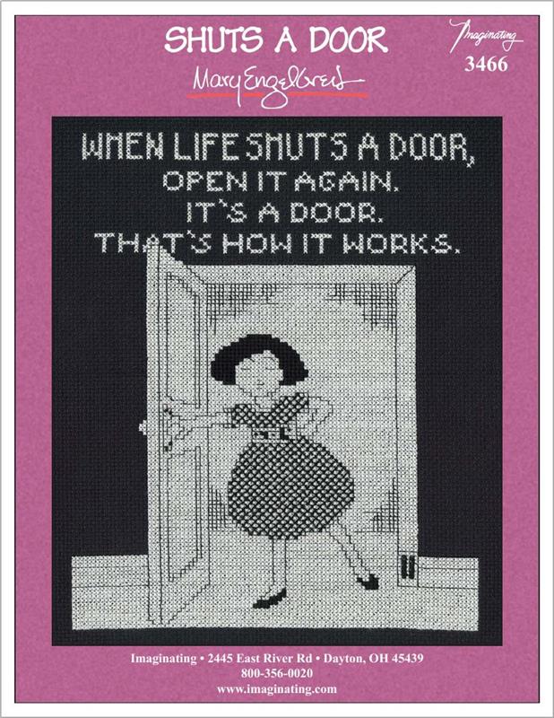 Life Shuts Door Counted Cross Stitch Leaflet