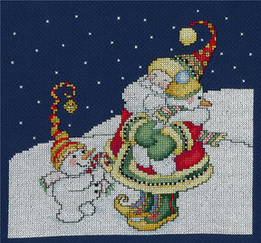 December Hugs Counted Cross Stitch Leaflet