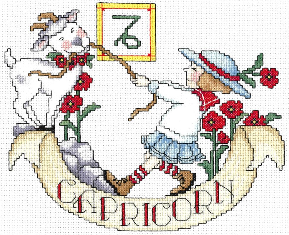 Capricorn Counted Cross Stitch Leaflet