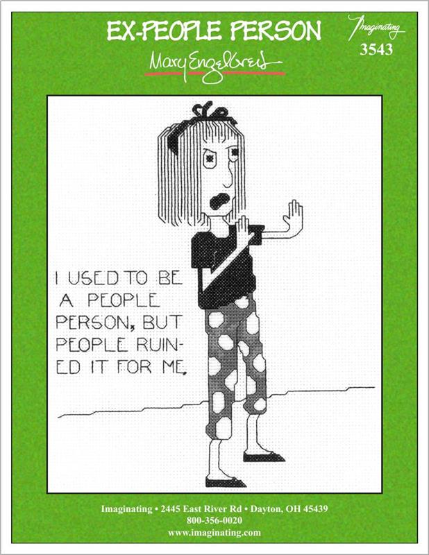 Ex People Person Counted Cross Stitch Leaflet