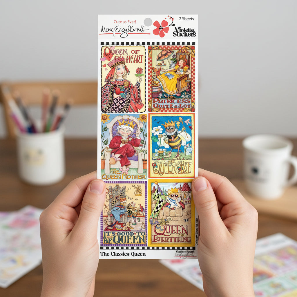 ME Classics Queen Sticker Sheet – Mary Engelbreit
