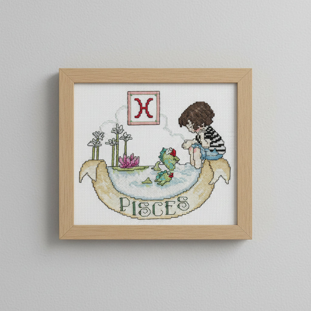 Pisces Counted Cross Stitch Leaflet
