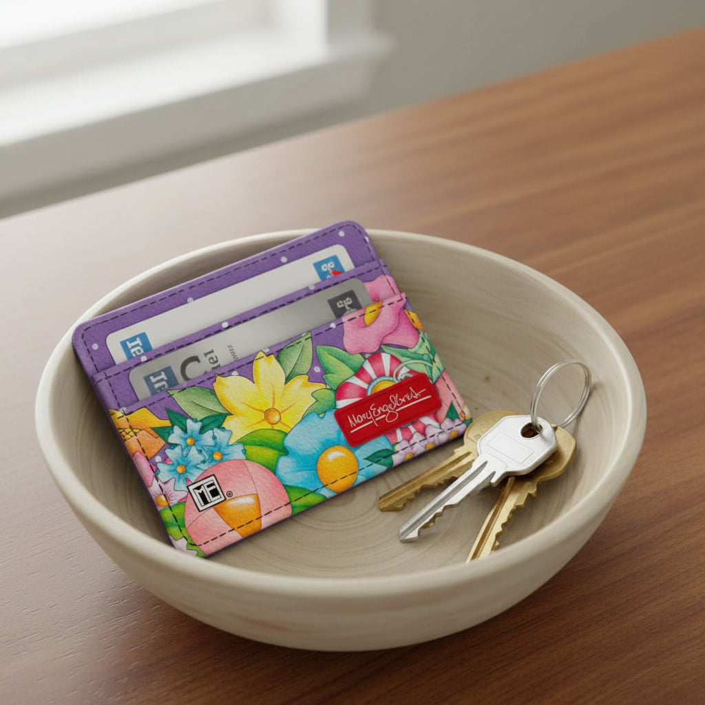 Floral Garden Slim Wallet