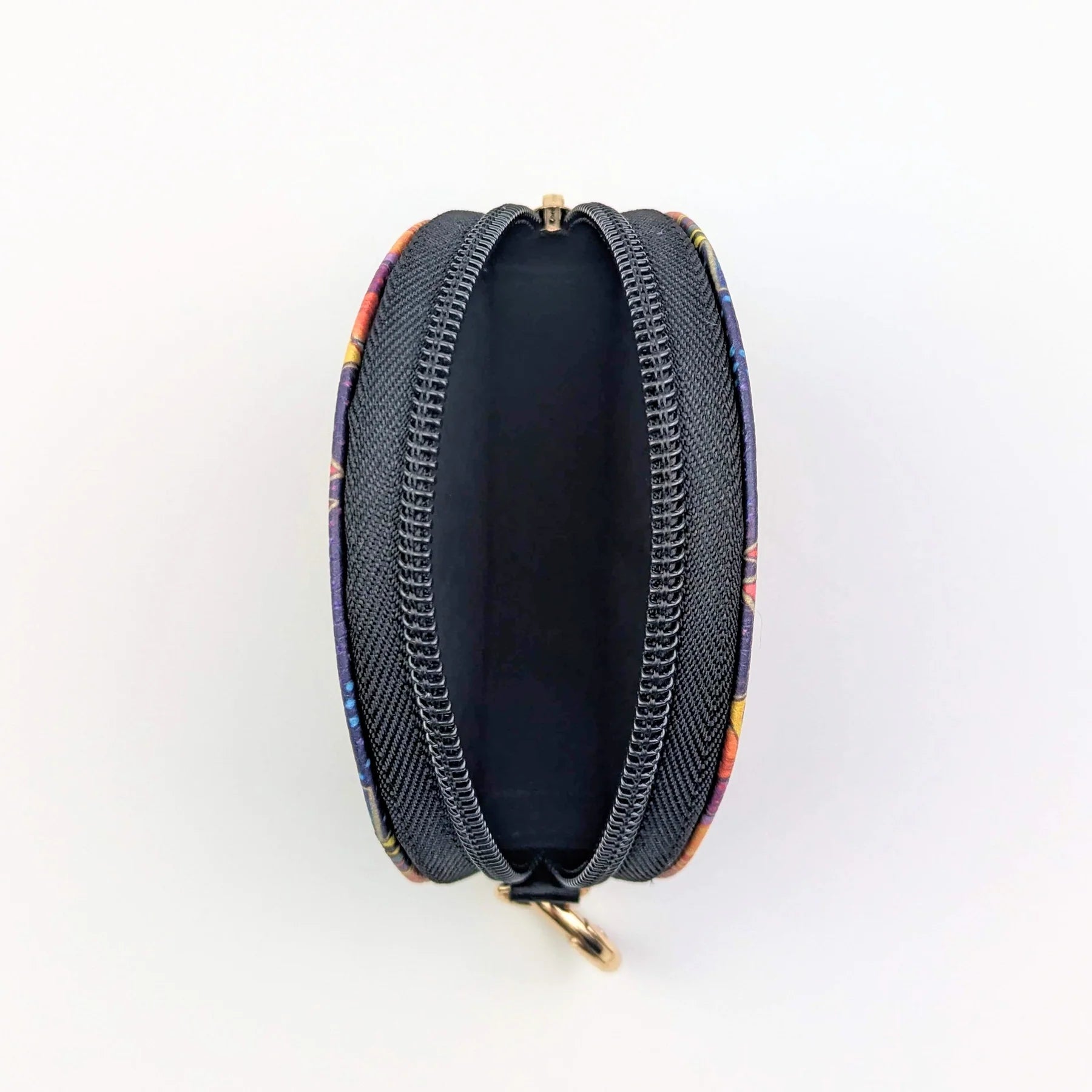 Round zipper discount bag