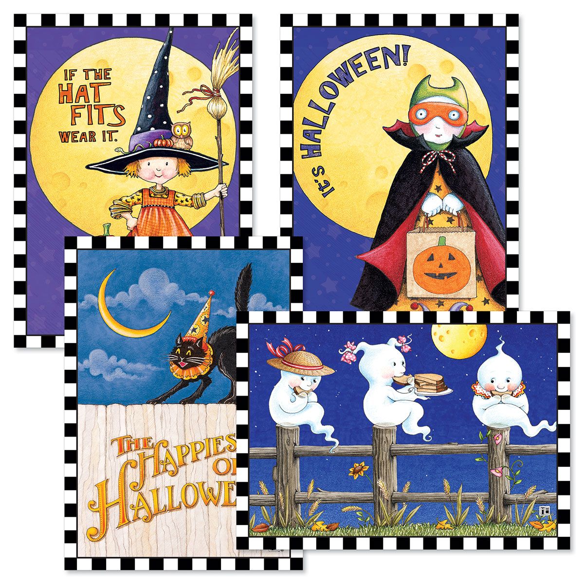 Halloween Greeting Card Bundle, 8 assorted - 3