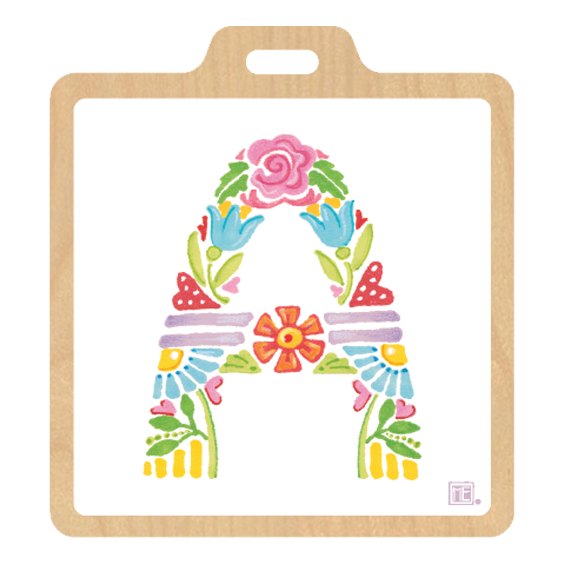 Alphabet Garden Luggage Tag Collection