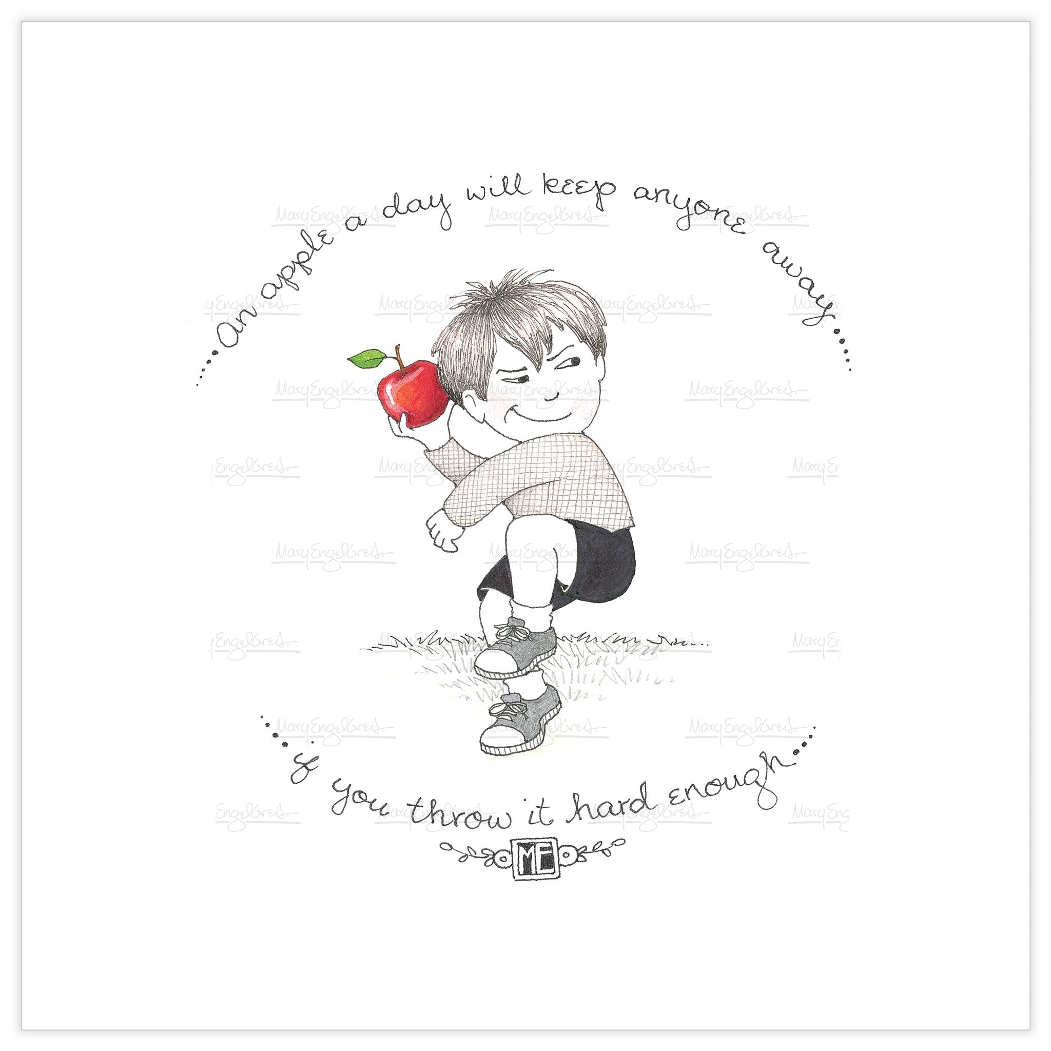 Apple a Day Fine Art Print