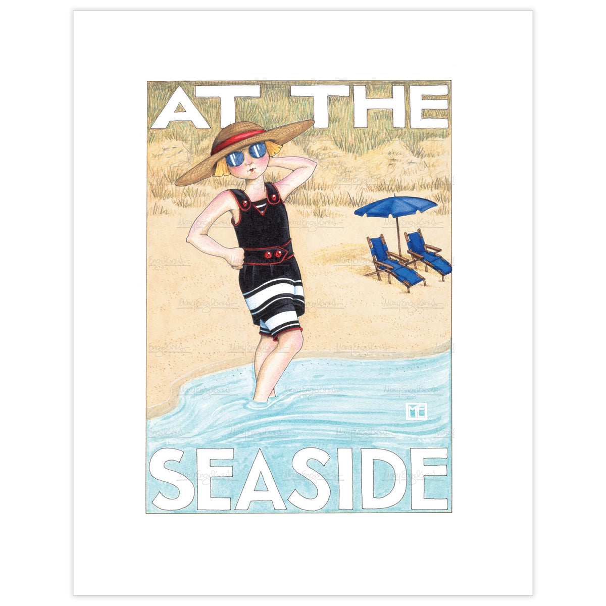 At The Seaside Fine Art Print