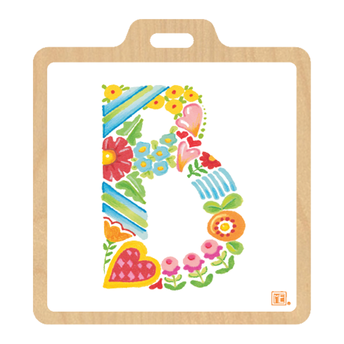 Alphabet Garden Luggage Tag Collection