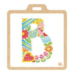 Alphabet Garden Luggage Tag Collection