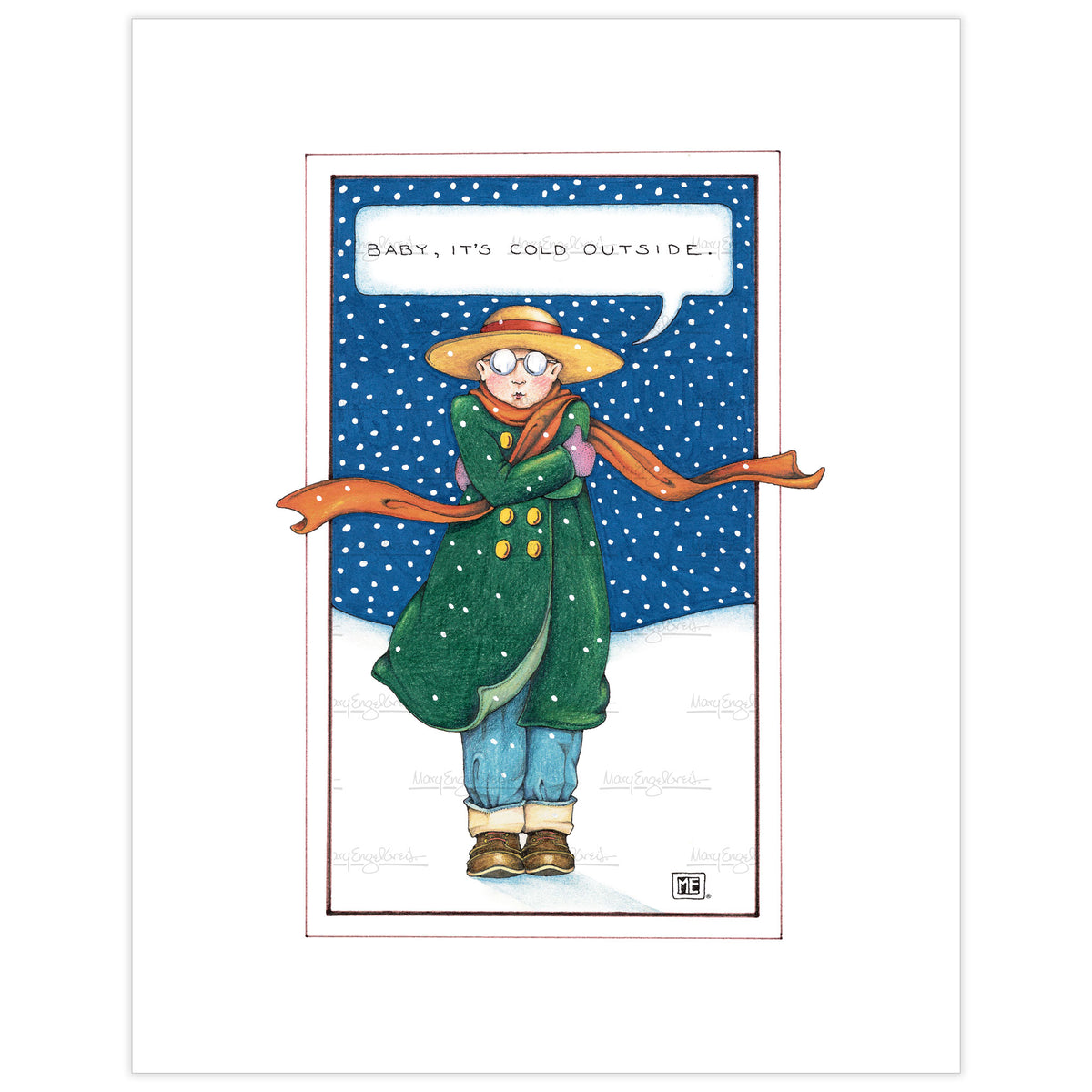 Baby, It's Cold Outside Fine Art Print