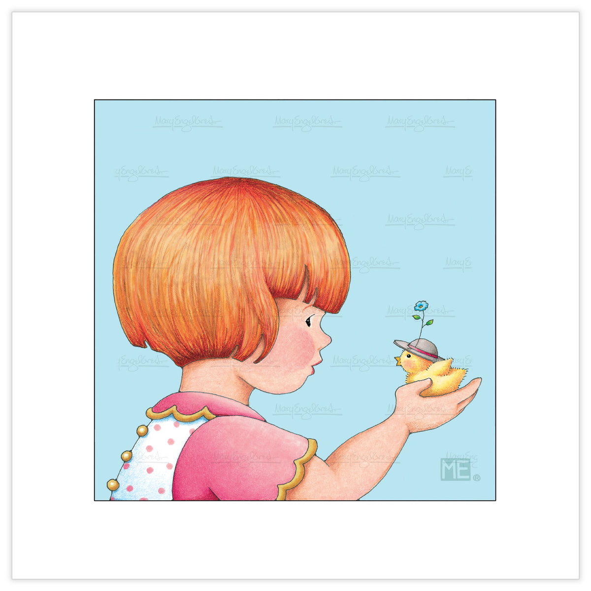 Little Fluffy Chick Fine Art Print