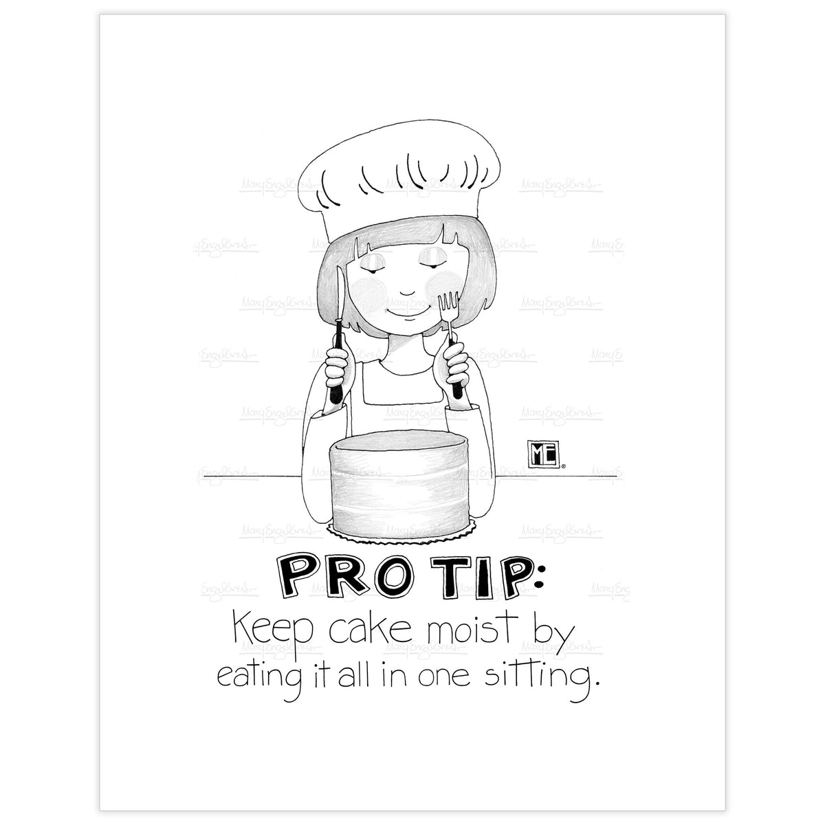 Baker's Pro Tip Fine Art Print