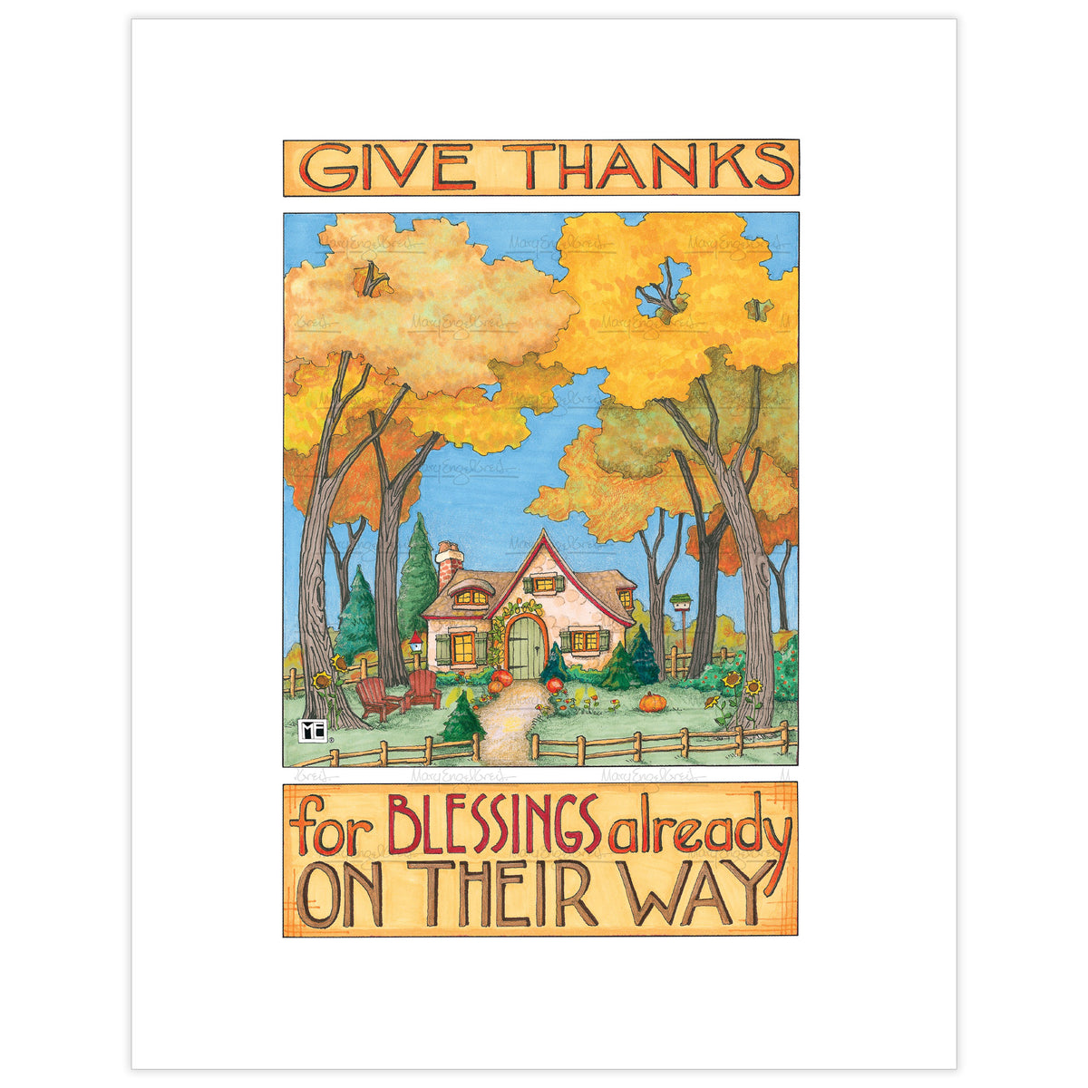 Blessings On Their Way Fine Art Print