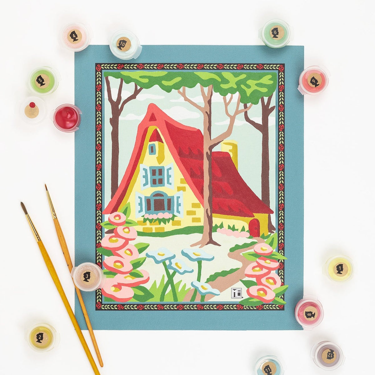 Breit Cottage Paint-by-Number Kit | Mary Engelbreit Store