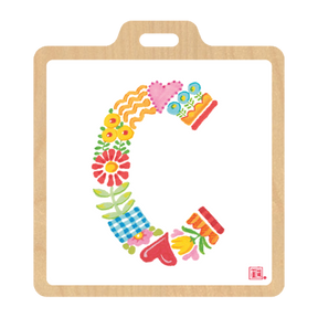 Alphabet Garden Luggage Tag Collection