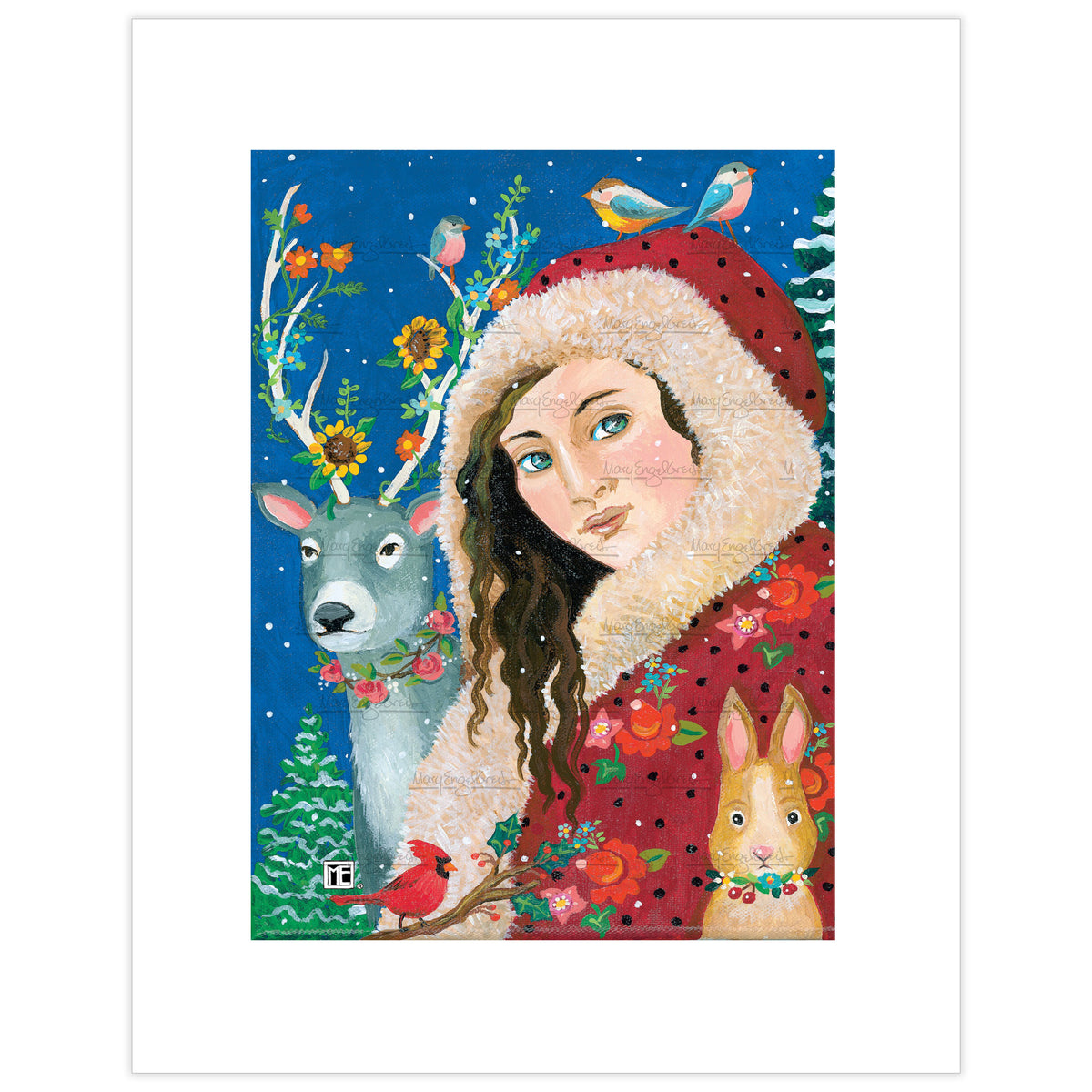 Christmas Princess Fine Art Print