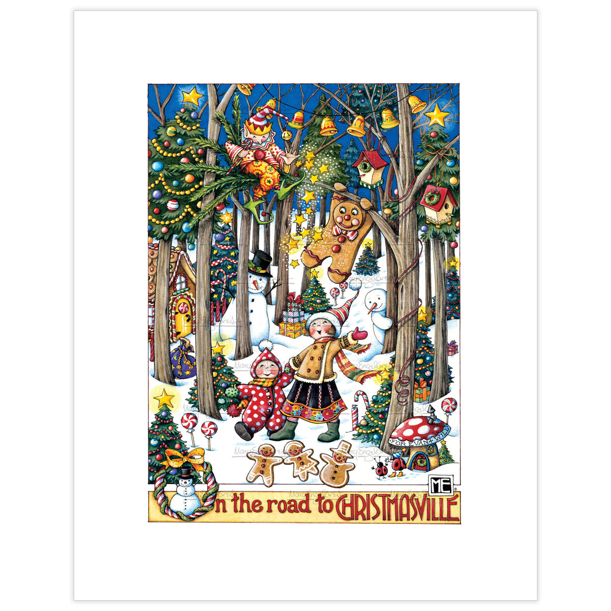 Christmasville Fine Art Print